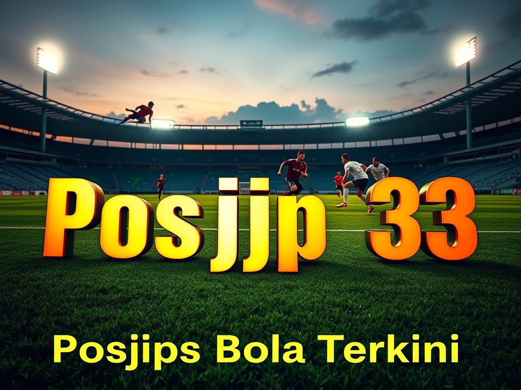 Posjp33 Bola Terkini: Berita Sepak Bola Terbaru & Tips Prediksi